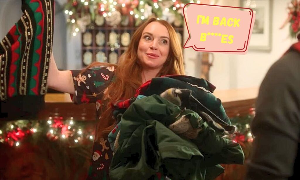 lindsay lohan christmas comeback