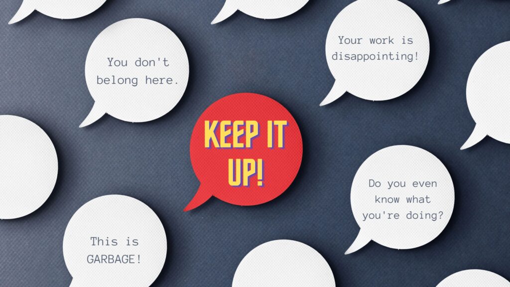 how to deal with criticism and rejection