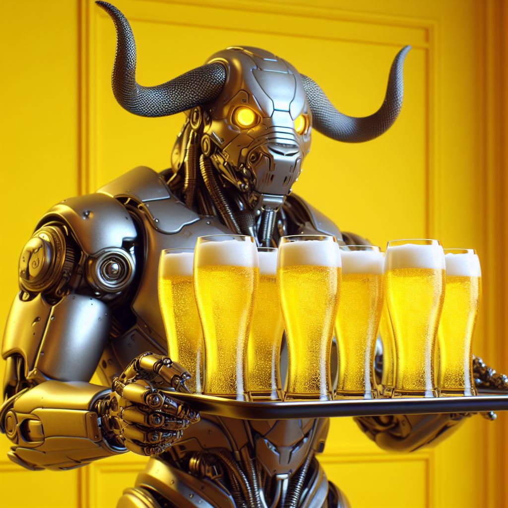 robot minotaur butler